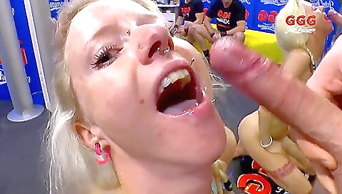 Sexy blonde gets analed by two guys Sexy blonde gets analed by two guys