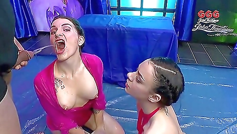 Sexy chick's wetter roxanne letters boa exceptional