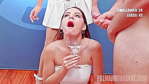 Sexy brunette hair with big tits fucked