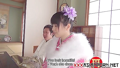 Hawt babe fucked in a group sex