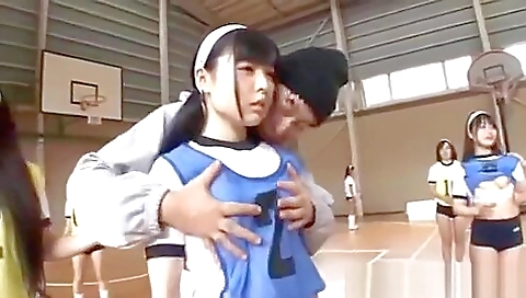 Hot unable and sexy milf in a group action