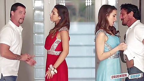 Shemal lawnies fucked by three guys