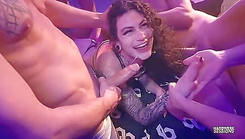 She's first time with a sexy girl